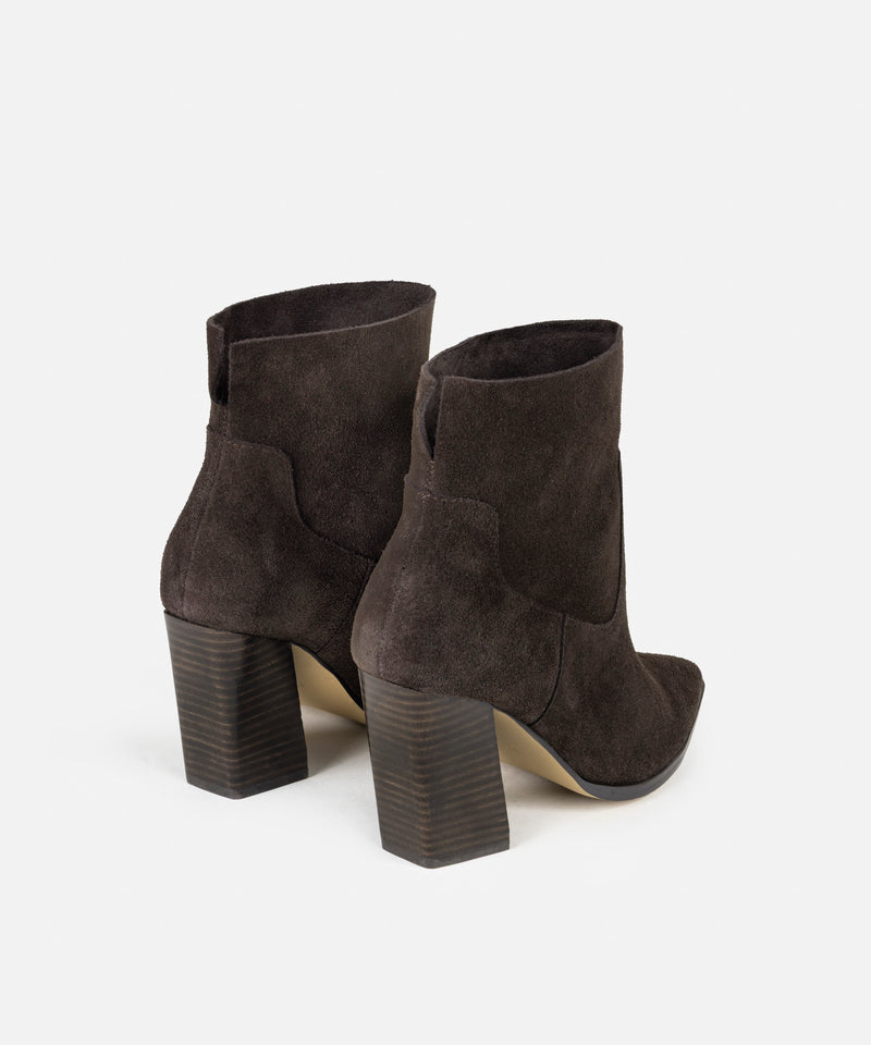 Ipekyol Block Heel Leather Boots  Brown