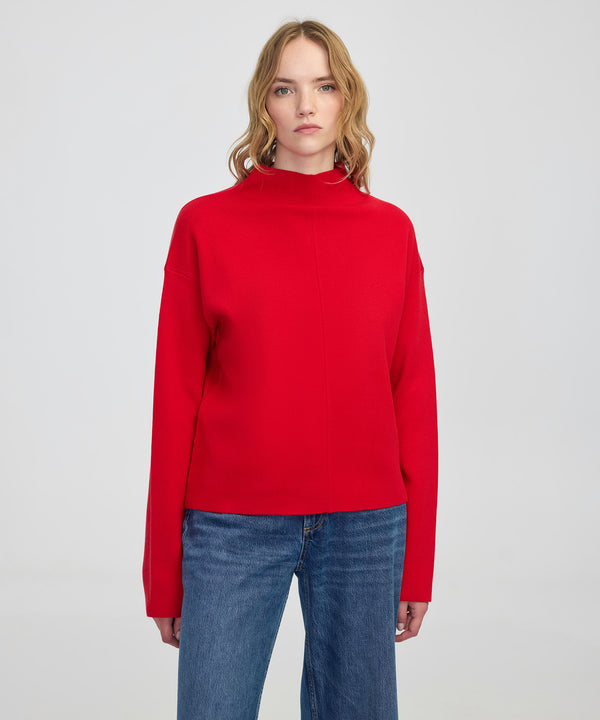 Ipekyol Basic Fine Knit Sweater Red