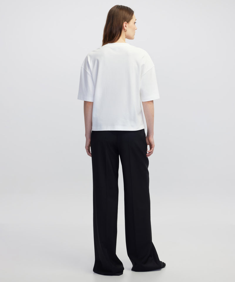 Ipekyol Printed T-Shirt With Sequins White