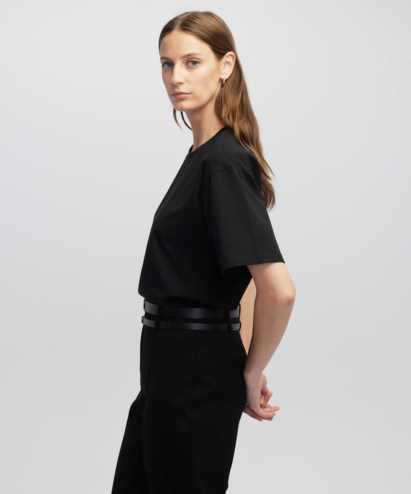 Ipekyol Crew Neck Basic T-Shirt Black