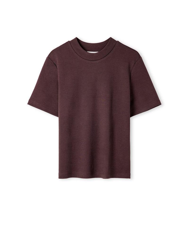 Ipekyol Relaxed Fit Basic T-Shirt Bordoux