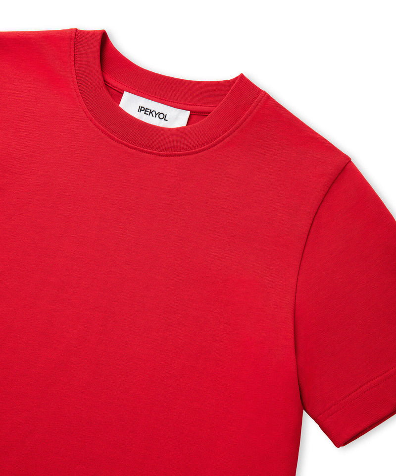 Ipekyol Basic Slim Fit T-Shirt Red
