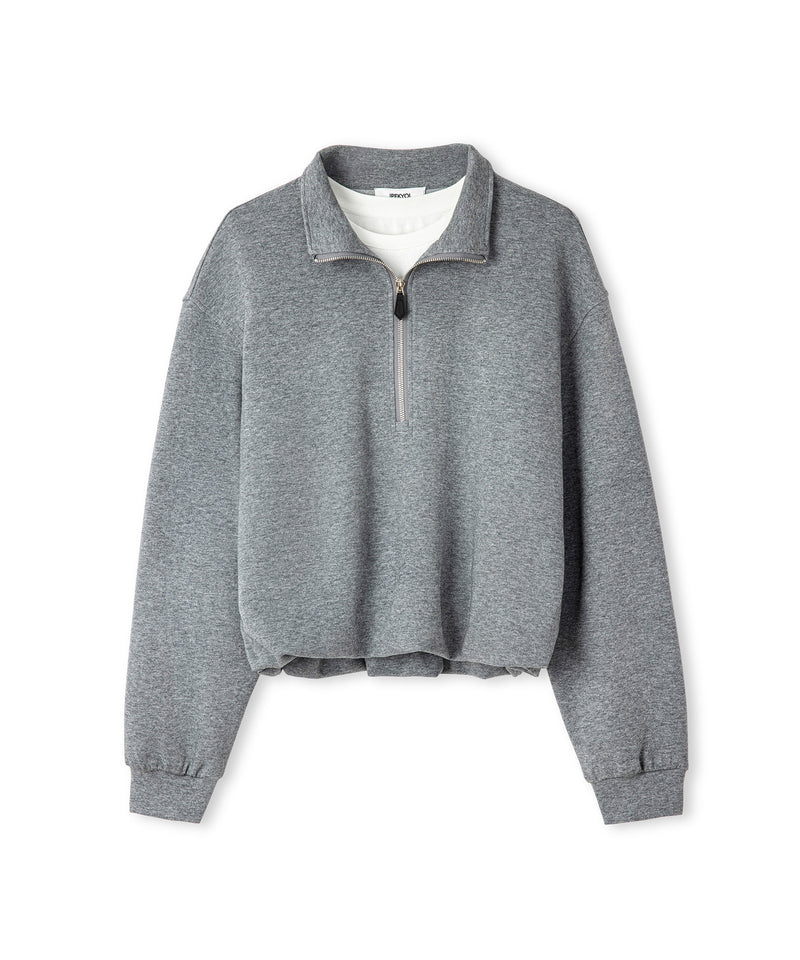 Ipekyol Layered Sweatshirt  Grey Melange