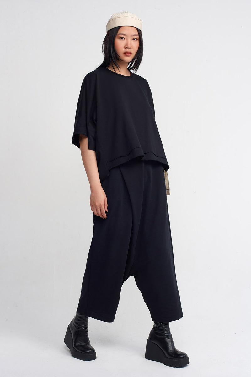 NU Double-Fabric T-Shirt Natural/Black