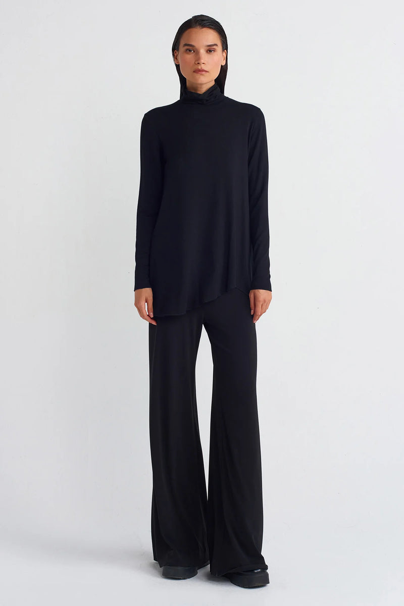 NU Turtleneck Basic Blouse Black