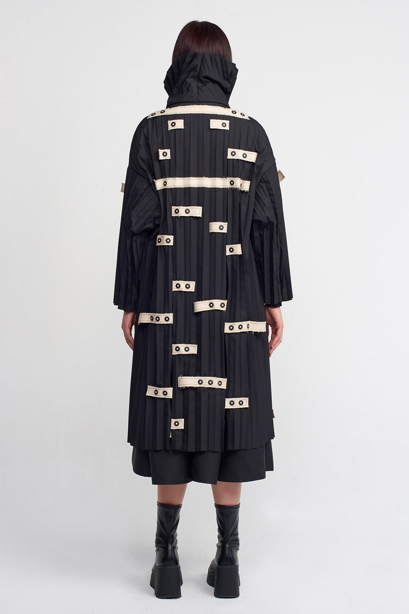 NU Pleased Jacket With Snap Details Natural/Black