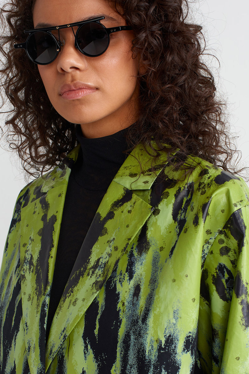 NU Printed And Embroidered Jacket Multi Color