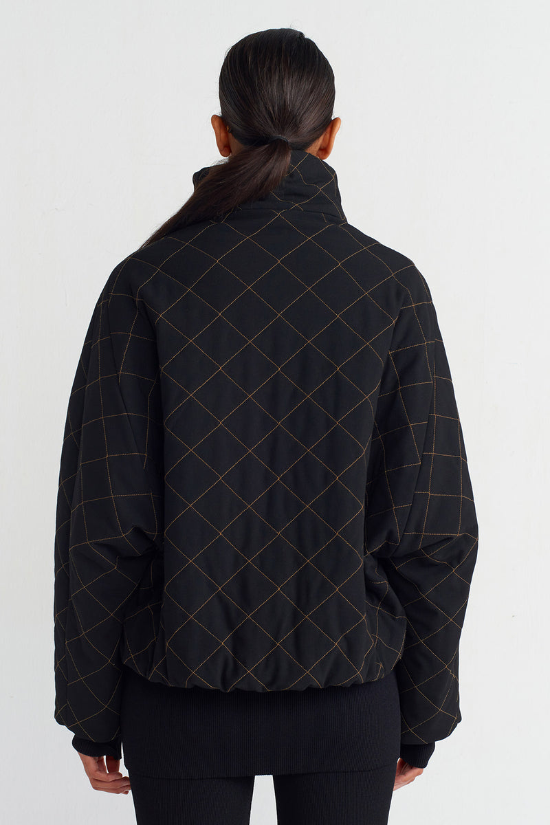 NU Quilted Jacket Black