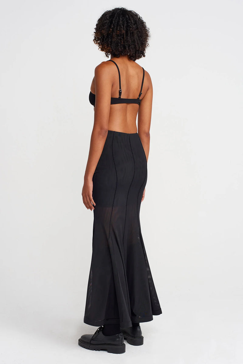 NU Fish Tulle Skirt Black