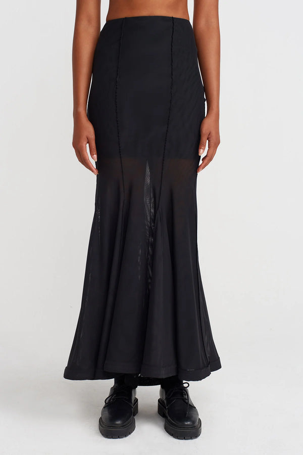 NU Fish Tulle Skirt Black