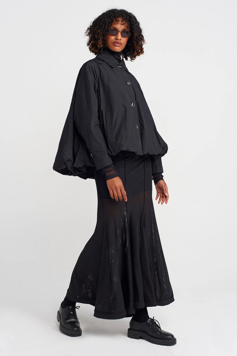 NU Taffeta Puffer Jacket Black