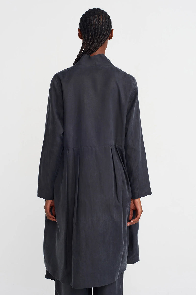 Nu Stone Wash Effect Jacket Black