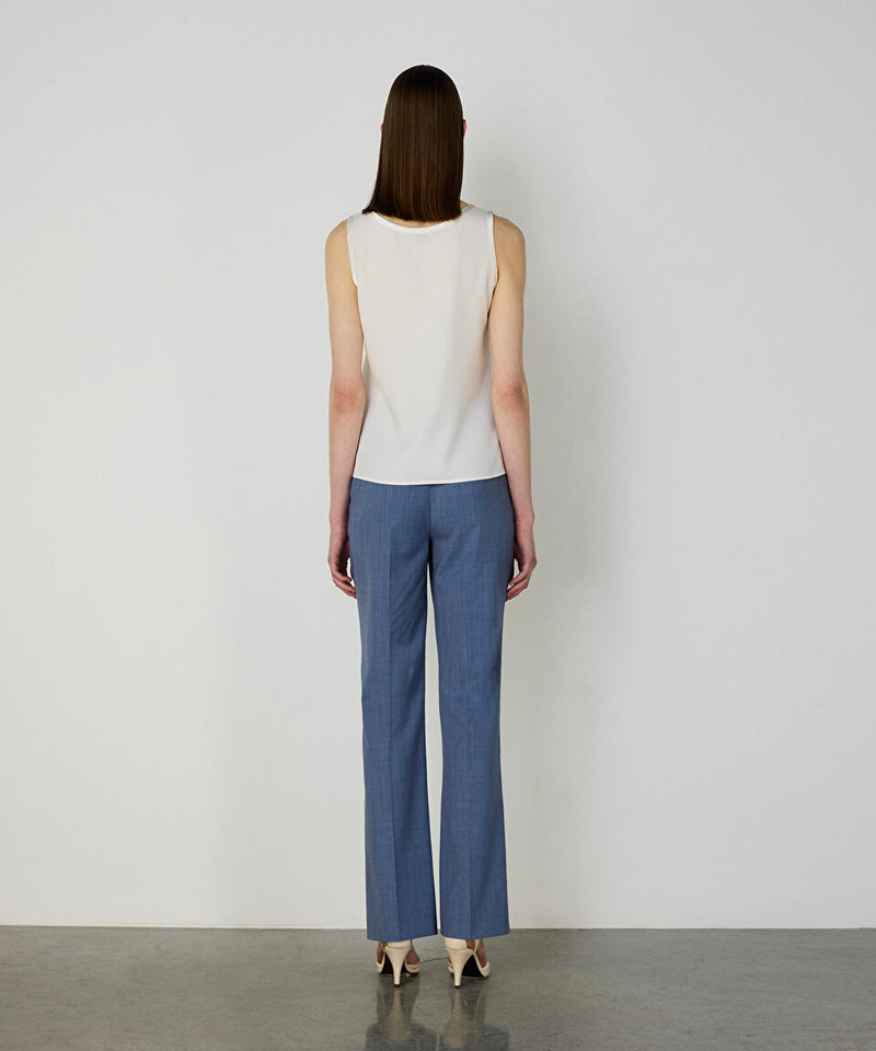 Machka Silk Blend Blouse Off White