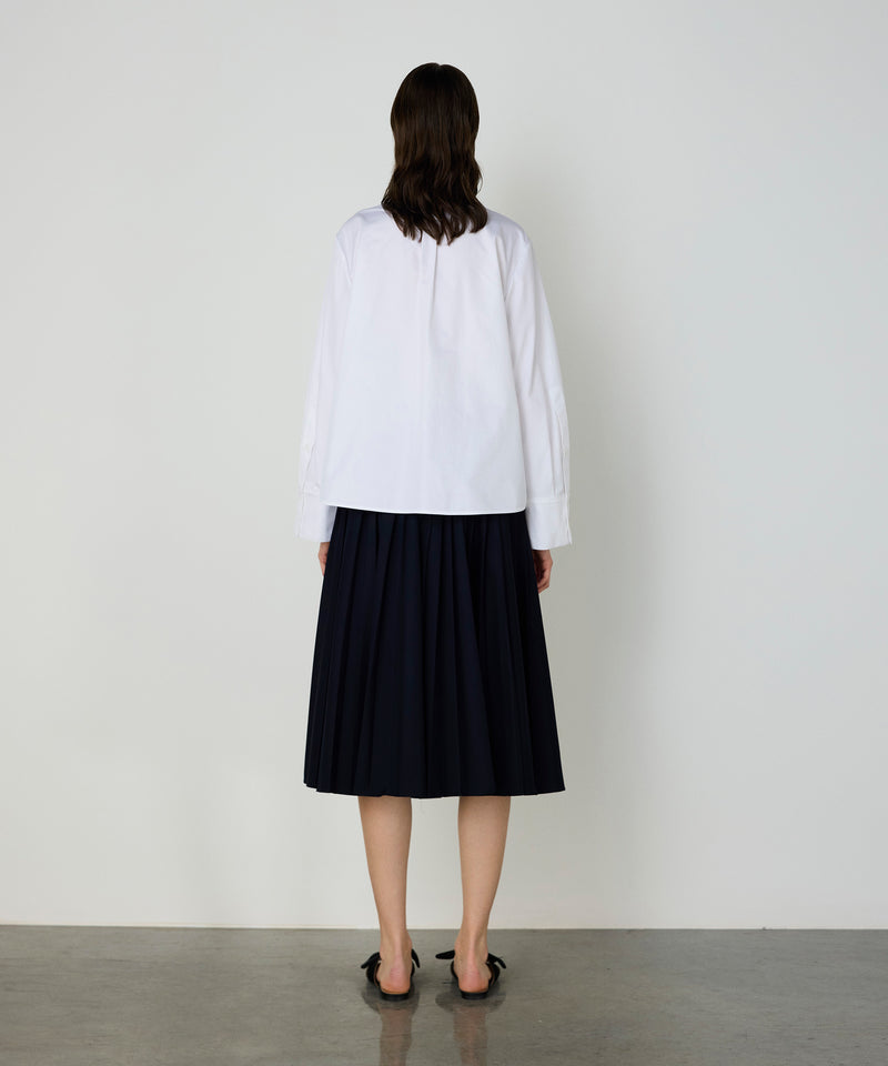 Machka Embroidered Logo Shirt White