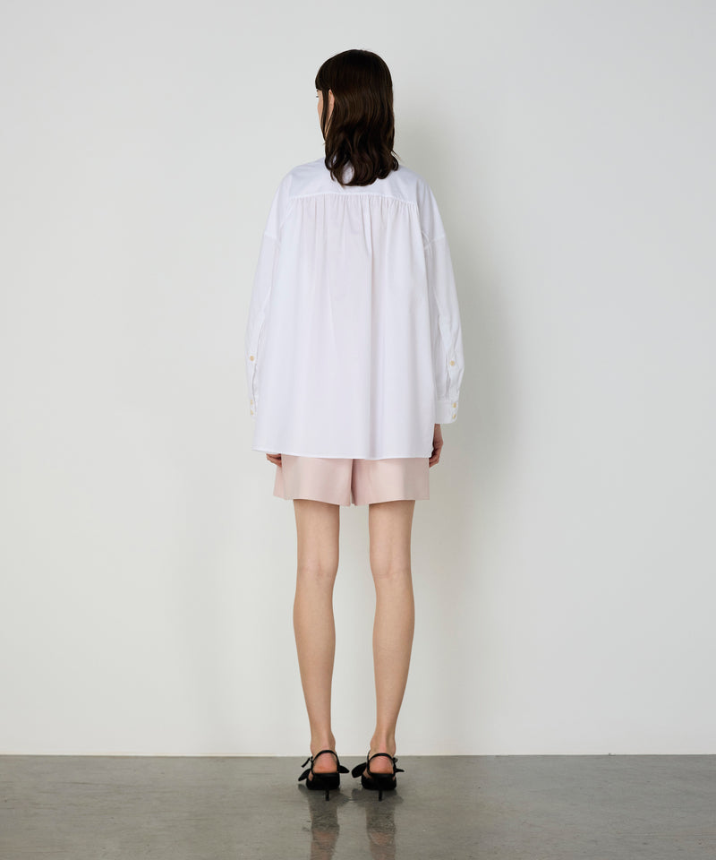 Machka Flower-Embellished Shirt White