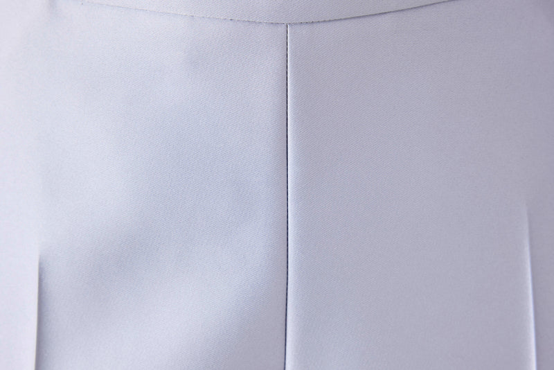 Machka Satin Duchess Trousers Silver