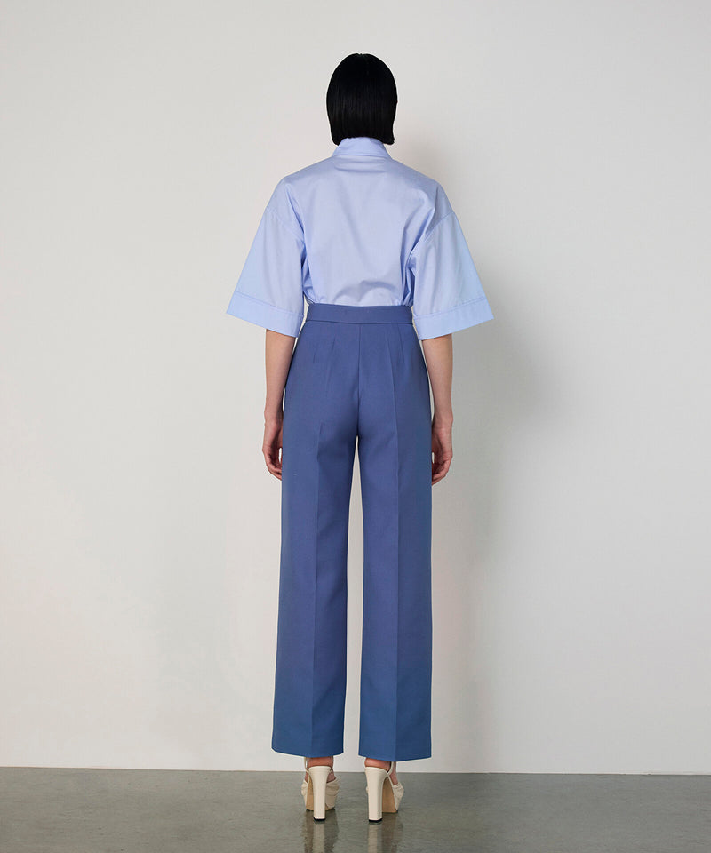 Machka Wide-Leg Trousers Blue