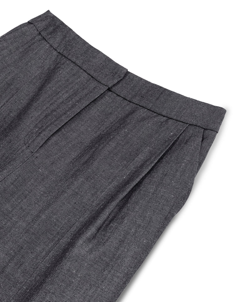 Machka Wool Cigarette Fit Trousers Anthracite