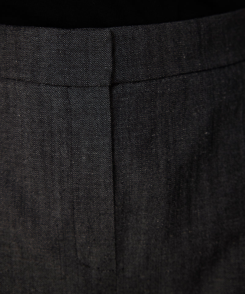 Machka Wool Cigarette Fit Trousers Anthracite