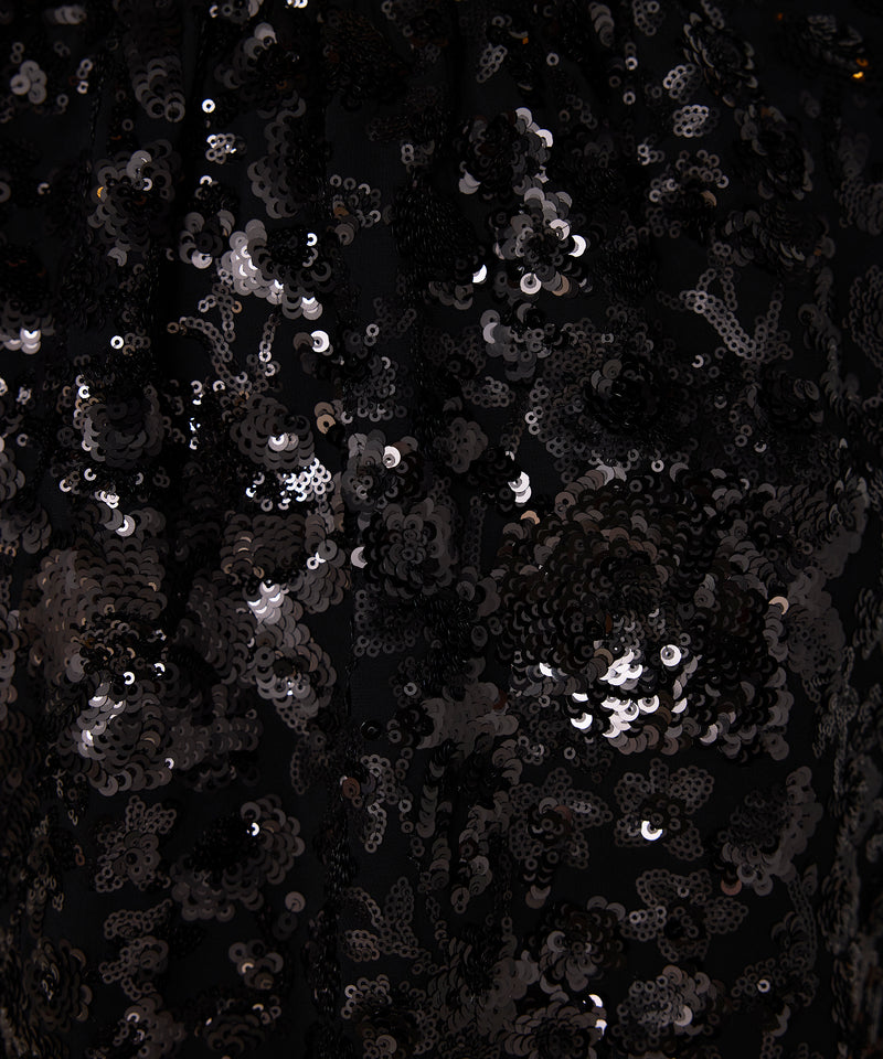Machka Sequin Blouse Black
