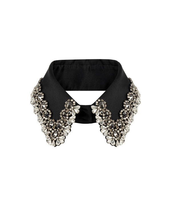 Machka Strass-Embellished Collar Black