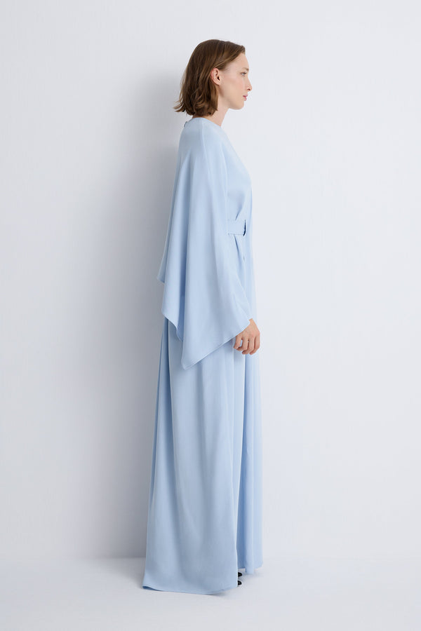 Nean Romantic Maxi Cape Dress
 Sky Blue