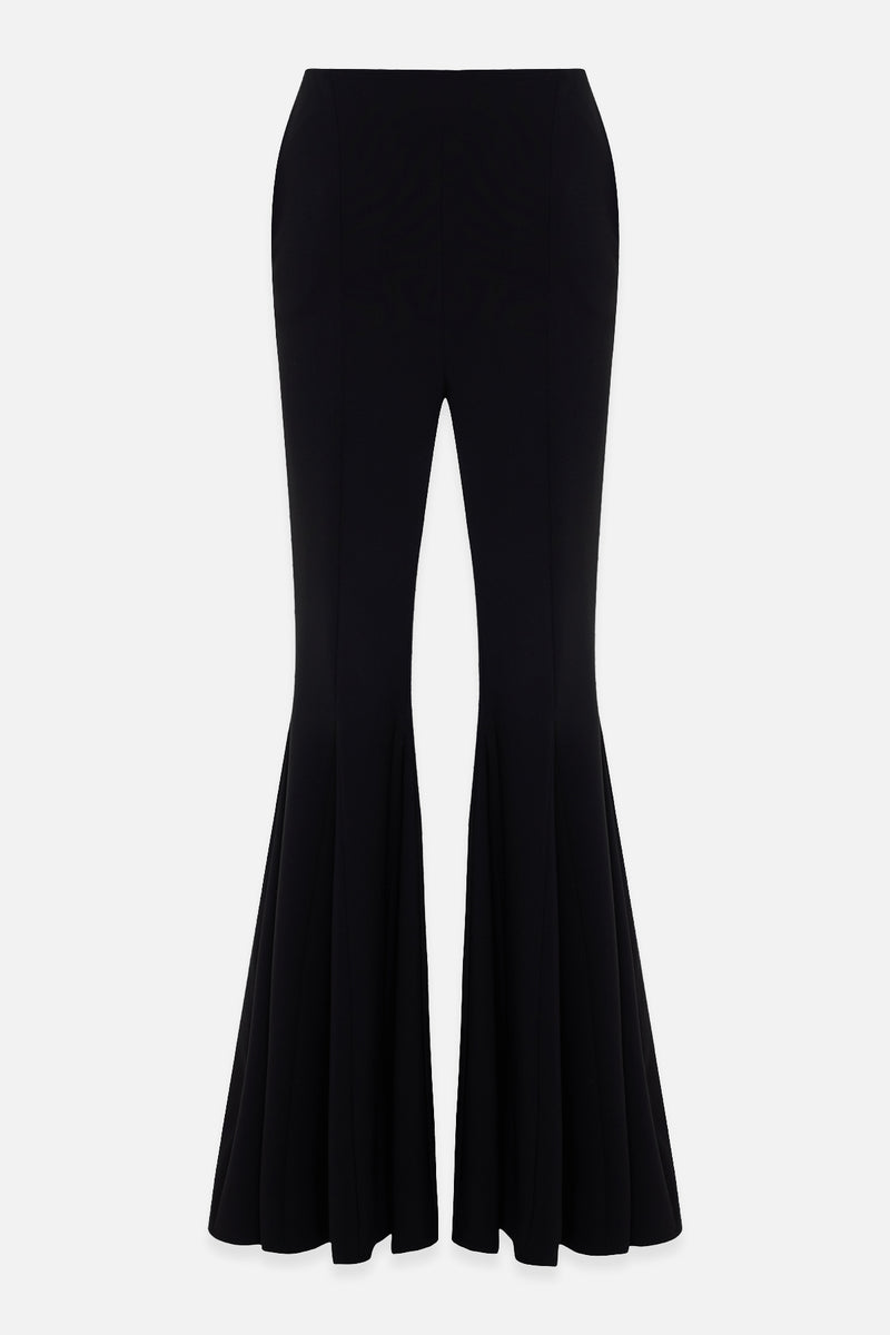 Setre Bootcut Solid Trousers Black