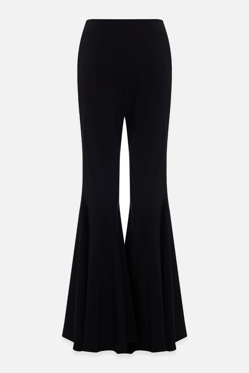 Setre Bootcut Solid Trousers Black