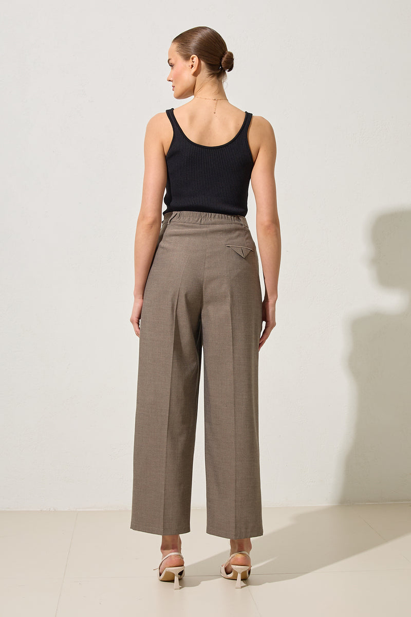 Setre Front-Overlap Detailed Trousers Anthracite