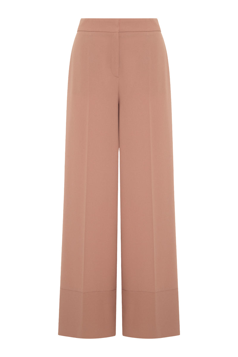 Setre Slit Detailed Wide Trousers Salmon