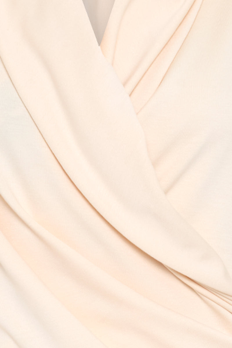 Setre Surplice Pleated Blouse Cream