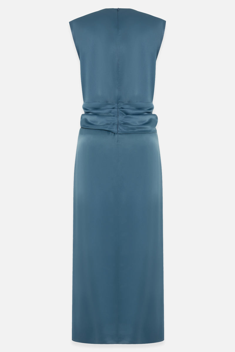 Setre Waist Detailed With Tassel Dress Crystal