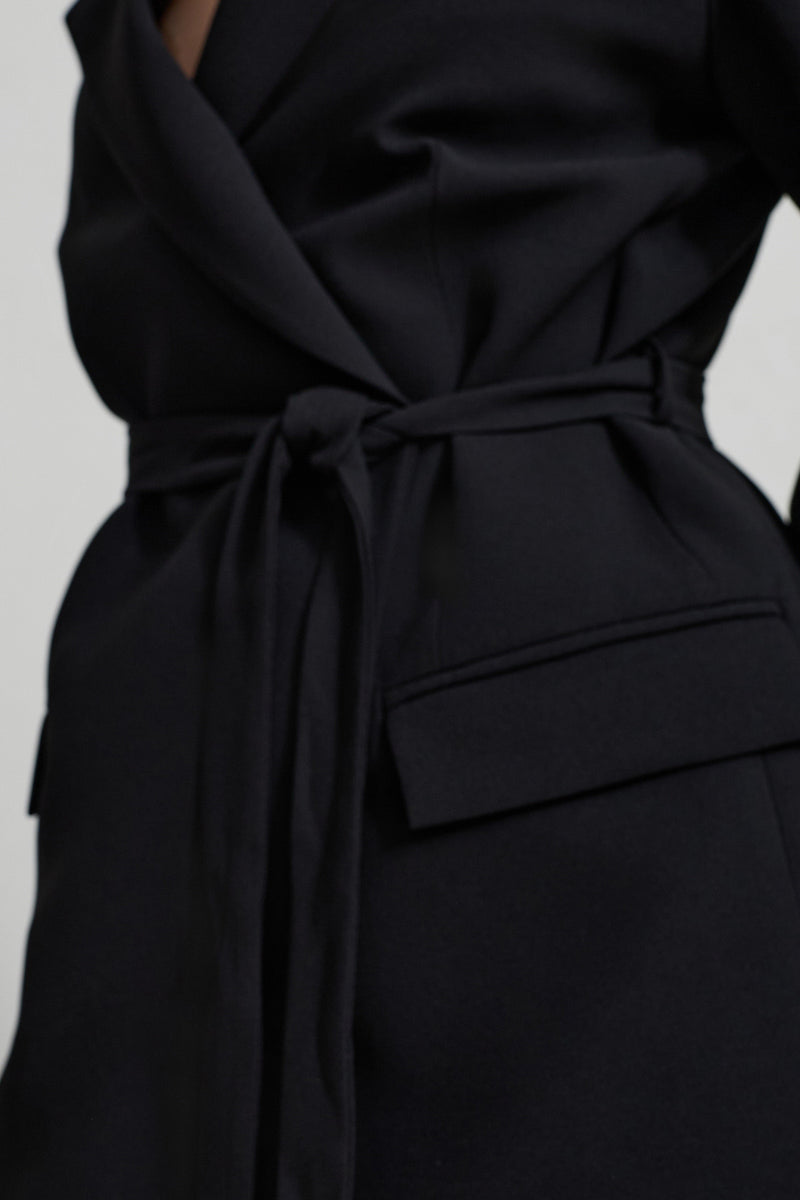 Setre Belted Blazer With Trousers Black