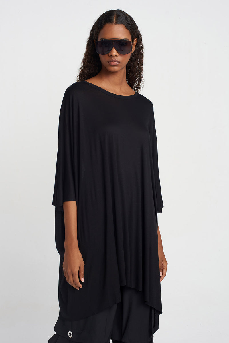 NU Oversize Bamboo T-Shirt Black