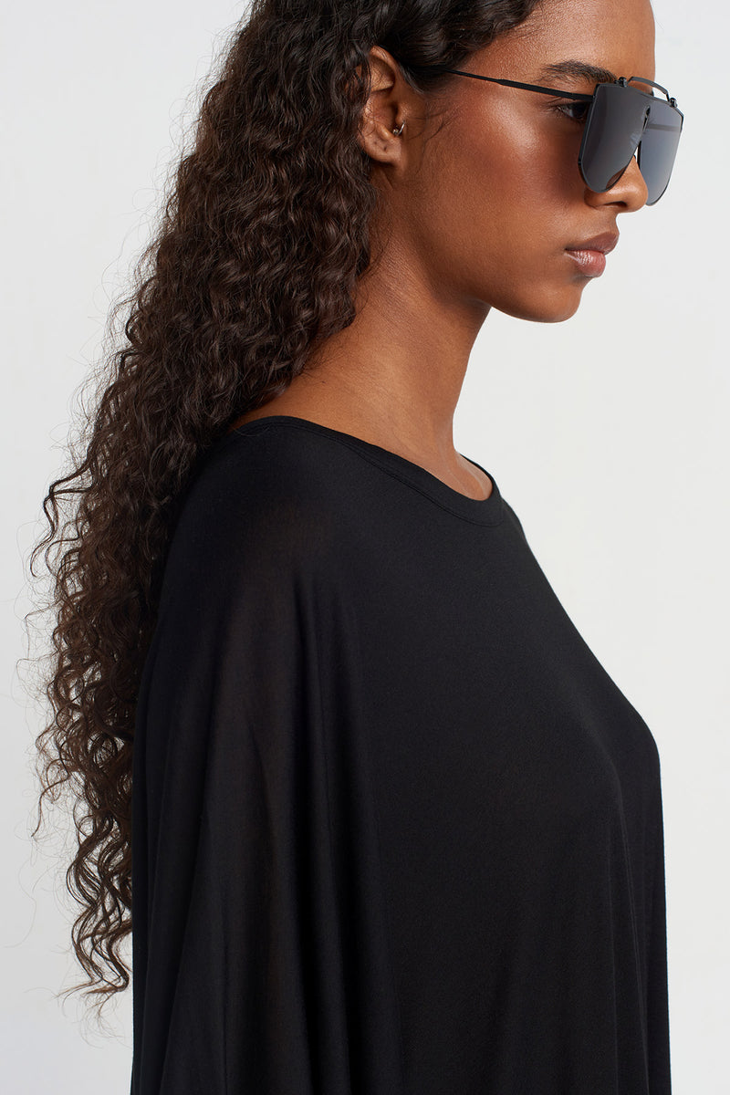 NU Oversize Bamboo T-Shirt Black