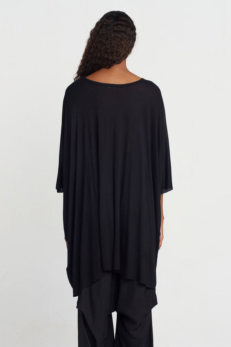 NU Oversize Bamboo T-Shirt Black