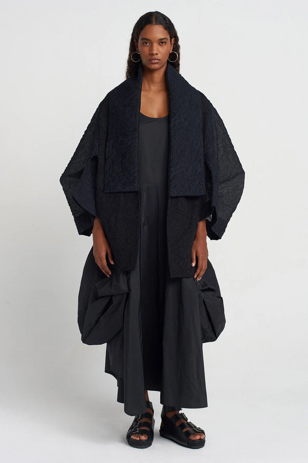 NU Jacquard Bolero Jacket Black