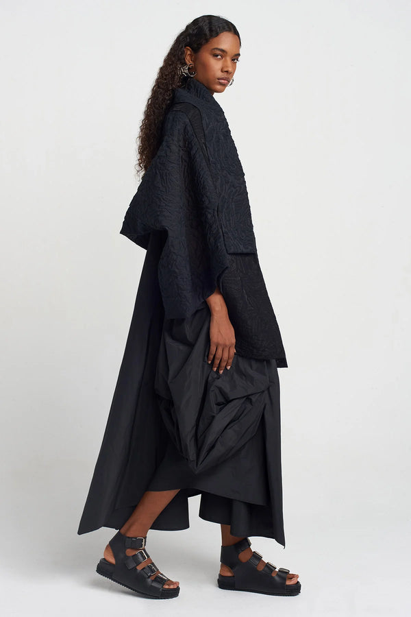 NU Jacquard Bolero Jacket Black