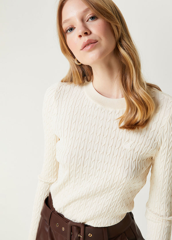 Beymen Club Hair Knitted Sweater Ecru