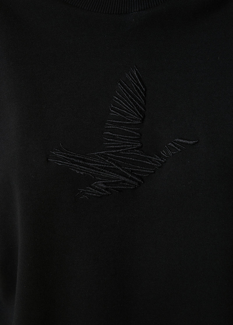 Beymen Club Logo Embroidered Sweatshirt Black