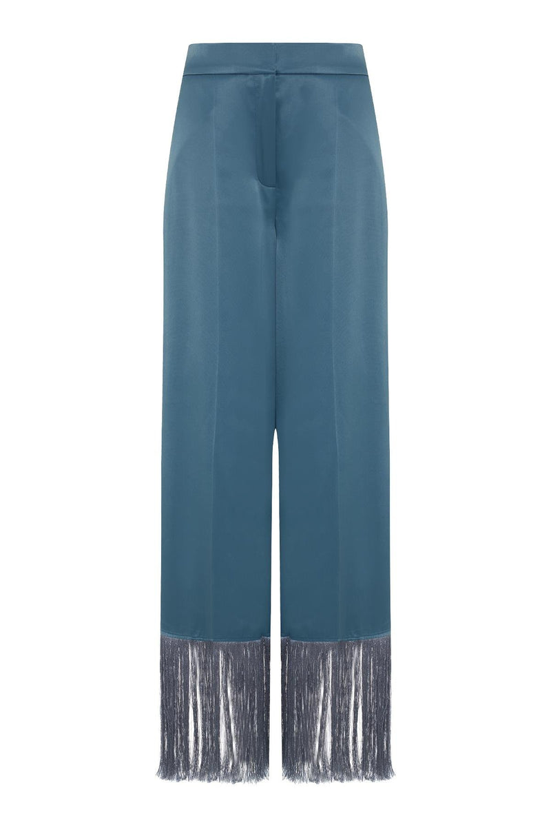 Setre Tassel Detailed Blouse And Trousers Set Crystal