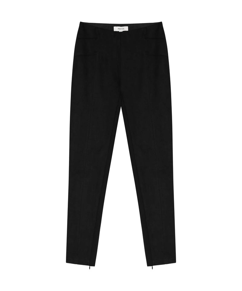 Ipekyol Suede Slim Fit Trouser Black