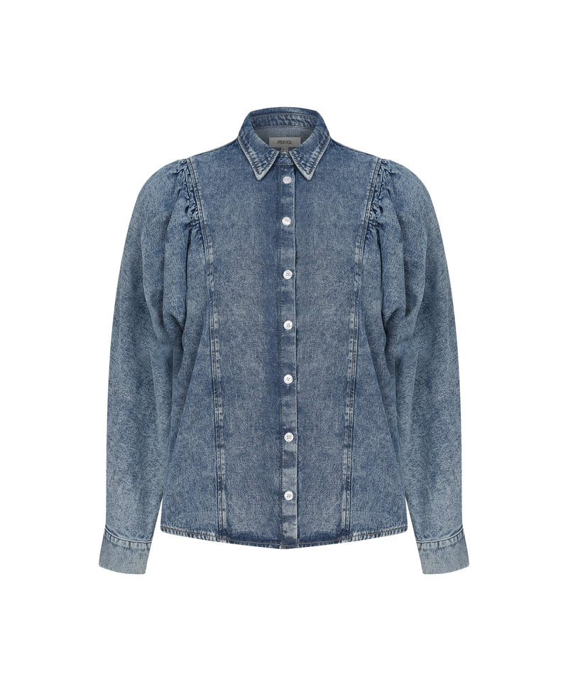 Ipekyol Denim Long Sleeve Shirt Indigo