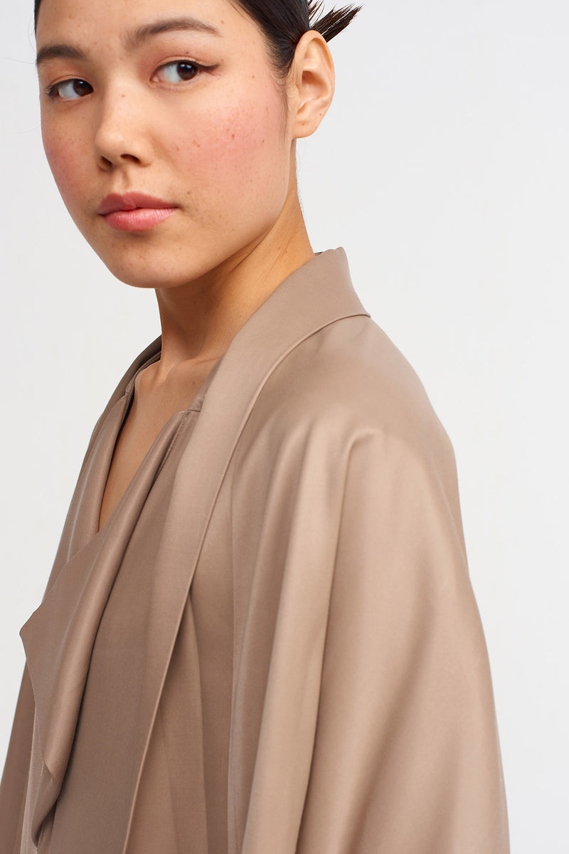 NU Open-Front Outer Jacket Bronze