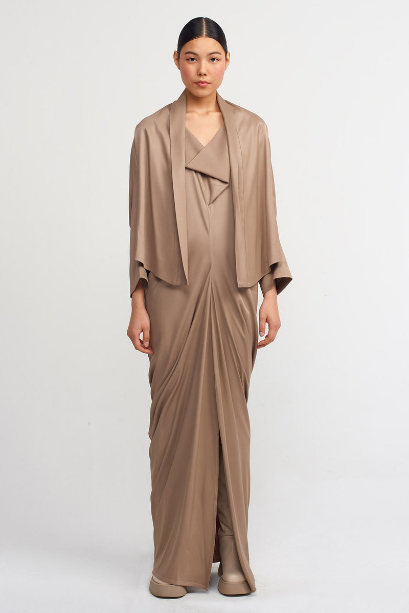 NU Open-Front Outer Jacket Bronze